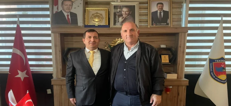 YILMAZ ARAT, TEKİRDAĞ SERVİS İŞLETMECİLERİ ODASINI ZİYARET ETTİ