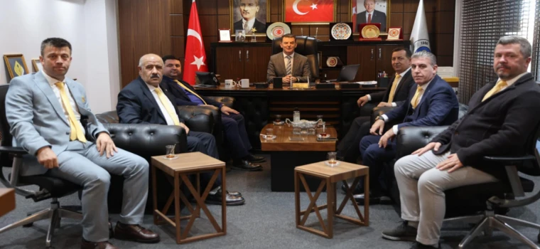 YILMAZ ARAT’TAN KAPAKLI BELEDİYE BAŞKANI MUSTAFA ÇETİN’E ZİYARET