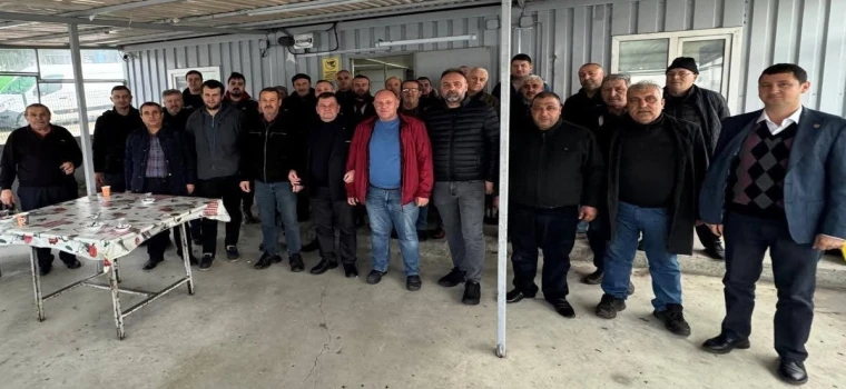 AS, MOTORLU TAŞIYICILAR KOOPERATİFİ ESNAFINI ZİYARET ETTİ