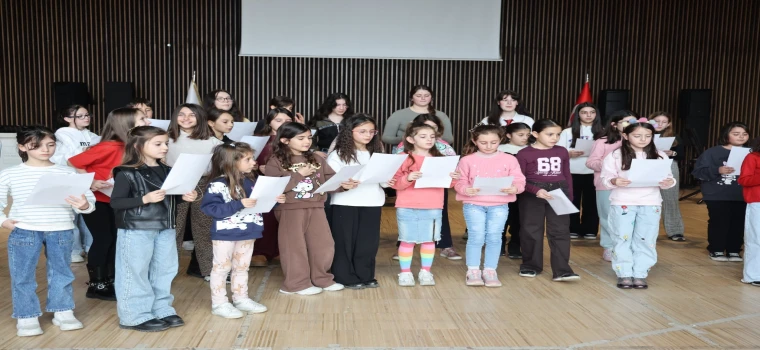ÇOCUK VE GENÇLİK KOROSU İLK PROVASINI GERÇEKLEŞTİRDİ
