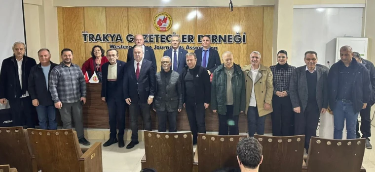 BATI TRAKYA GAZETECİLER DERNEĞİ’NDE IŞIKSAL YİNE GÜVEN TAZELEDİ