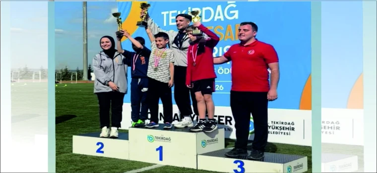 TEKİRDAĞ’IN EN HIZLI YARIŞMACISI RÜZGAR POLAT OLDU