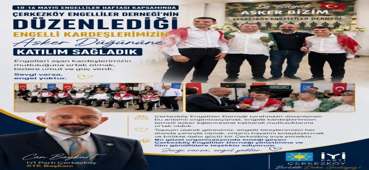 ÇERKEZKÖY’DE TEMSİLİ ASKER EĞLENCESİNE DUYGU DOLU KATILIM