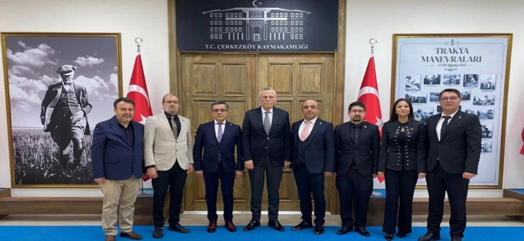 YENİDEN REFAH PARTİSİ İLÇE YÖNETİMİNDEN KAYMAKAM GÜNLÜ’YE ZİYARET