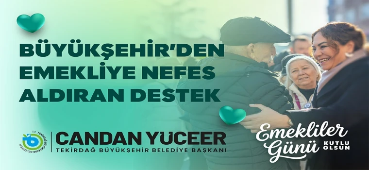BÜYÜKŞEHİR'DEN EMEKLİLERE ÇOK YÖNLÜ DESTEK