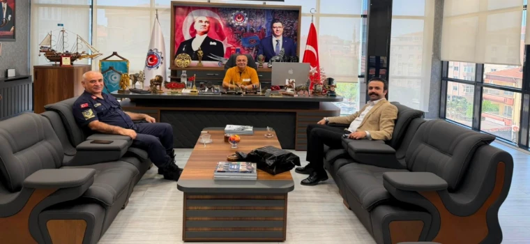 CUMHURİYET SAVCISI TATLIDEDE VE JANDARMA KOMUTANI ALPAYDIN'DAN TÜRK METAL'E ZİYARET