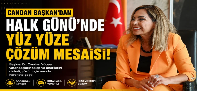 CANDAN YÜCEER VATANDAŞLARIN TALEPLERİNİ DİNLEDİ