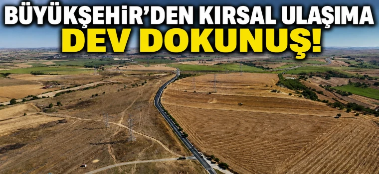 KIRSALDA ULAŞIMI RAHATLATACAK ÇALIŞMA TAMAMLANDI