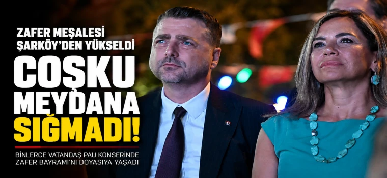 ZAFER BAYRAMI COŞKUSU ŞARKÖY’DEN TÜM TEKİRDAĞ’A YAYILDI