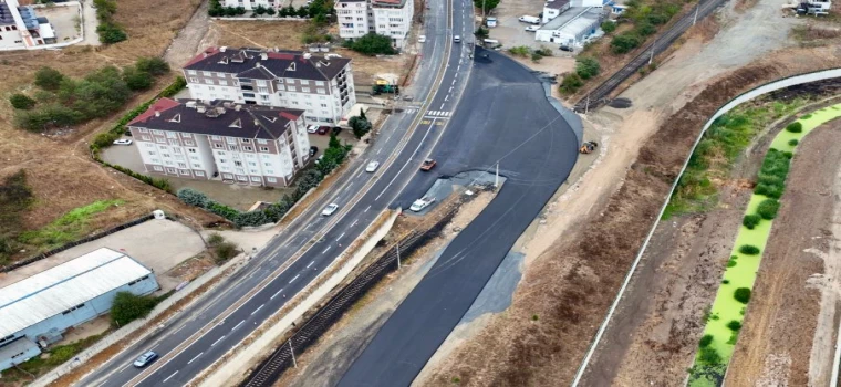 Ambardere’ye yeni bağlantı yolu tamamlandı