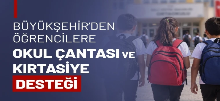 Büyükşehir’den Öğrencilere Eğitim Desteği