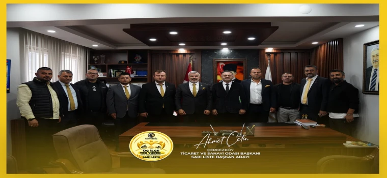 Sarı Liste sahada: Ahmet Çetin ve ekibinden esnaf ve sanayi ziyaretleri