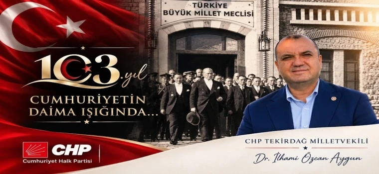 AYGUN’DAN 29 EKİM CUMHURİYET BAYRAMI MESAJI