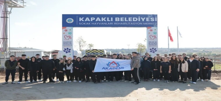 Öğrencilerden sokak hayvanlarına mama desteği
