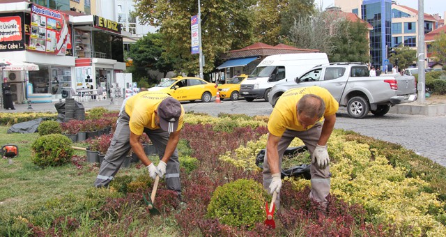 ÇERKEZKÖY’DE PARKLAR KIŞA HAZIRLANIYOR