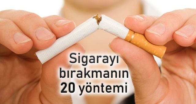 SİGARAYI BIRAKMANIN 20 YOLU