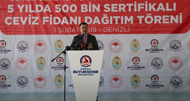 “CEVİZDE ÜRETİMİ 400 BİN TONA ÇIKARMAYI HEDEFLİYORUZ”