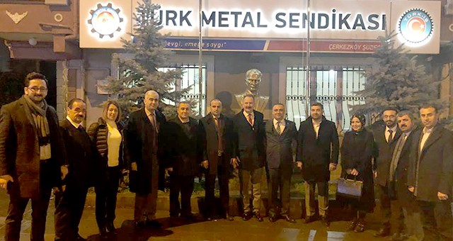 ÖZCAN’DAN TÜRK METAL’E ZİYARET