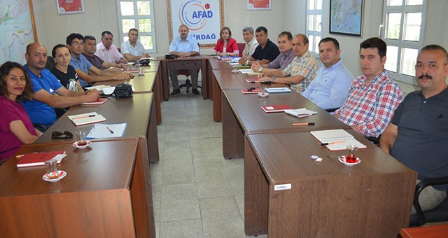 AFAD PERSONELLERİ TEKİRDAĞ’DA TOPLANDI