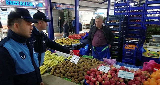 ÇORLU’DA PAZAR YERİ DENETİMLERİ SÜRÜYOR