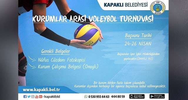 KURUMLAR ARASI VOLEYBOL TURNUVASI DÜZENLENECEK