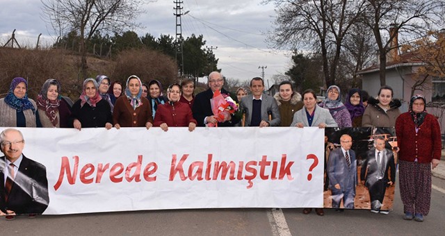 VATANDAŞLARDAN BAŞKAN ALBAYRAK’A: “NEREDE KALMIŞTIK”