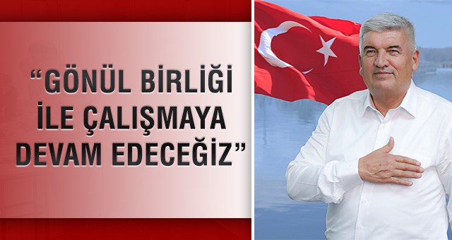 “BARIŞ VE HUZUR DOLU BİR YIL DİLİYORUM”