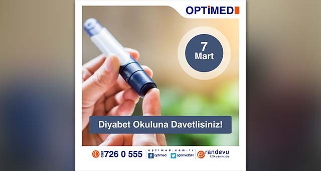 OPTİMED DİYABET HAKKINDA BİLGİLENDİRECEK