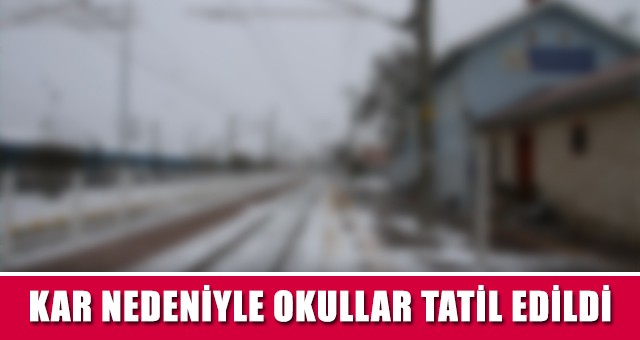 EĞİTİME KAR ENGELİ