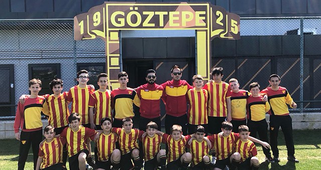 ÇERKEZKÖYLÜ MİNİKLER GÖZTEPESPOR ANTRENMANINDA