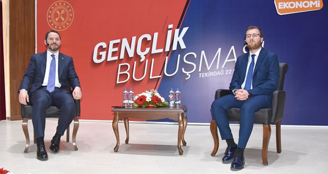 EKONOMİ BAKANI ALBAYRAK, TEKİRDAĞ’DA GENÇLERLE BULUŞTU