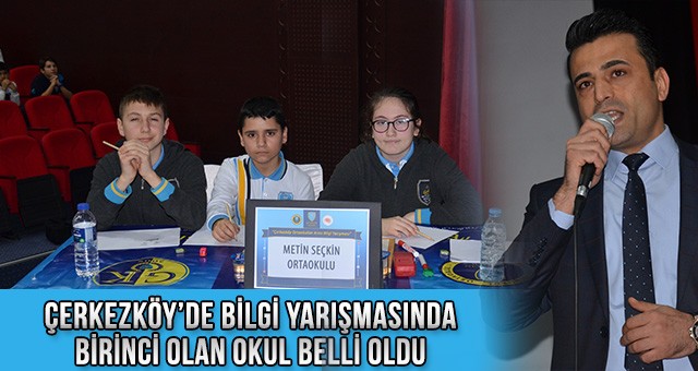 BİLGİ YARIŞMASI TAMAMLANDI