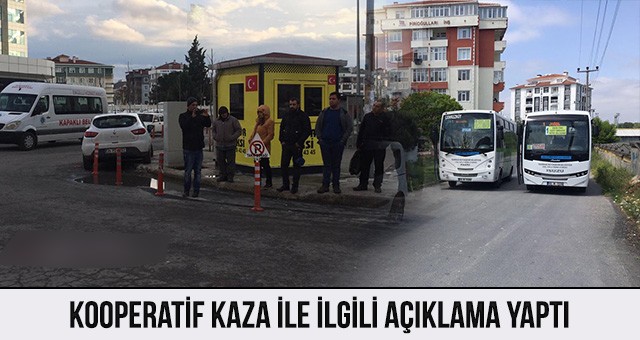 KOOPERATİFTEN KAZA İLE İLGİLİ SKANDAL AÇIKLAMA!