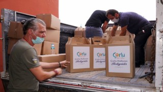 SEL FELAKETİ YAŞAYAN GİRESUN’A ÇORLU’DAN YARDIM ELİ