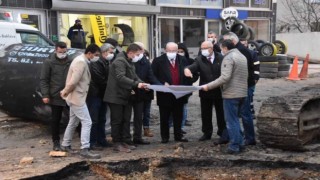 BAŞKAN ALBAYRAK KAPAKLI VE ÇERKEZKÖY'DE ALTYAPI ÇALIŞMALARINI İNCELEDİ