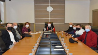 BAŞKAN YÜKSEL PAZARCILAR ODASI İLE BİR ARAYA GELDİ