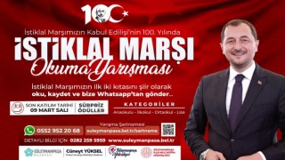 SÜLEYMANPAŞA BELEDİYESİ’NDEN İSTİKLAL MARŞI OKUMA YARIŞMASI