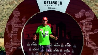 BAHTİYAR KARAKAŞ GELİBOLU MARATONUNDA ŞAMPİYON OLDU