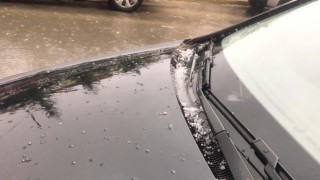 ÇERKEZKÖY’DE ŞİDDETLİ DOLU YAĞIŞI