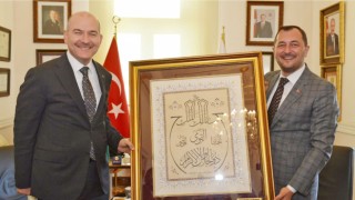 BAŞKAN YÜKSEL BAKAN SOYLU’YU AĞIRLADI