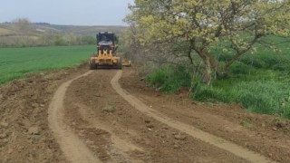 HASAT DÖNEMİ ÖNCESİNDE TARLA YOLLARINDA BAKIM ÇALIŞMALARI YAPILIYOR