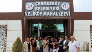 ÇERKEZKÖY İLÇESİ'NDE AÇILAN TEMEK KURSLARI İÇİN YIL SONU SERGİSİ DÜZENLENDİ