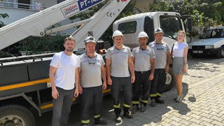 SICAK HAVALARDA SAHA EKİPLERİNE MORAL ZİYARETİ