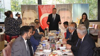 AZBAY VE YÖNETİMİ MUHTARLARI AĞIRLADI