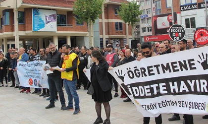 OKUL MÜDÜRÜNÜN ÖLDÜRÜLMESİNE ÇERKEZKÖY’DEN TEPKİ YAĞDI