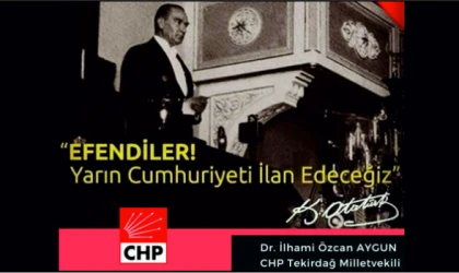 CHP TEKİRDAĞ MİLLETVEKİLİ DR. İLHAMİ ÖZCAN AYGÜN'ÜN BAYRAM MESAJI