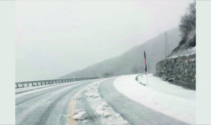 DEMİRKÖY’DE KAR YAĞIŞI BAŞLADI