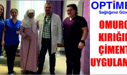 Omurga Kırığına Çimento Uygulamasıyla Hızlı Çözüm