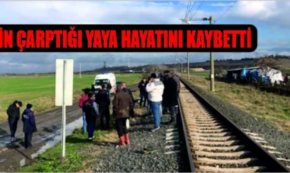 Tekirdağ’da Tren Kazası: Bir Yaya Hayatını Kaybetti