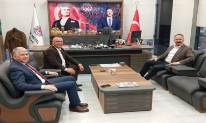 Mestan Özcan ve Akın Yılmaz’dan Başkan Murat Koçak’a Ziyaret